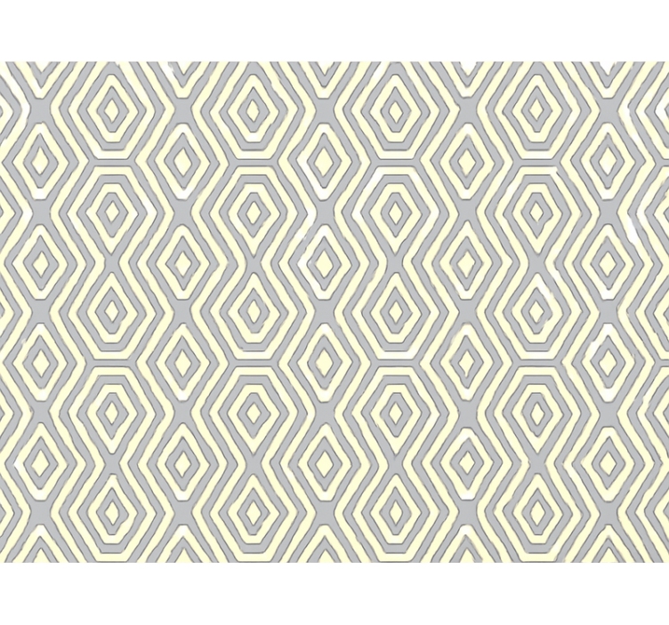 Rulou geam modern geometric albastru aurit - TenStickers