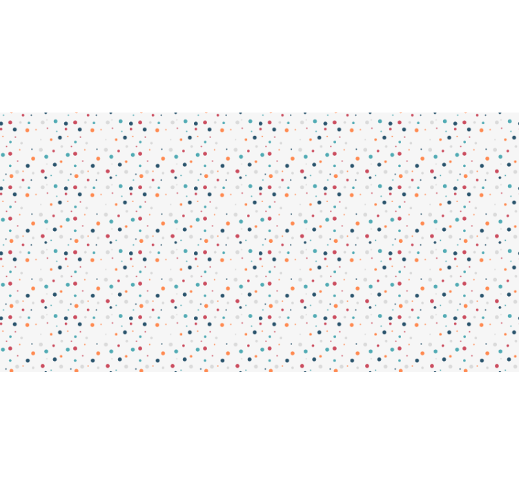 Rulou geam gri stil nordic copii cu puncte colorate - TenStickers