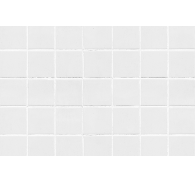 Rulou geam alb plăci simple - TenStickers