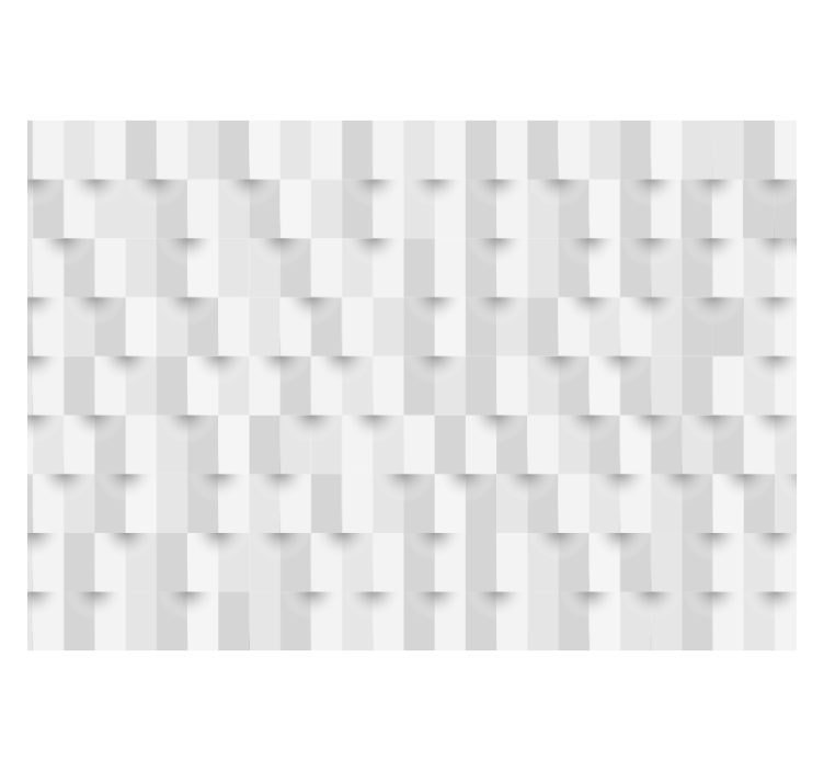 Rulou geam alb puzzle geometric - TenStickers