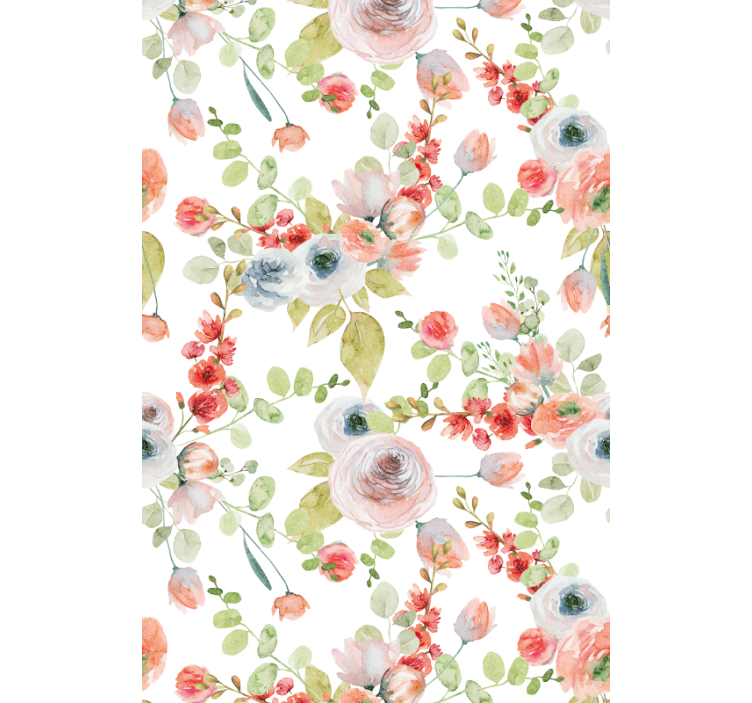 Ramuri florale Rulou clasic - TenStickers