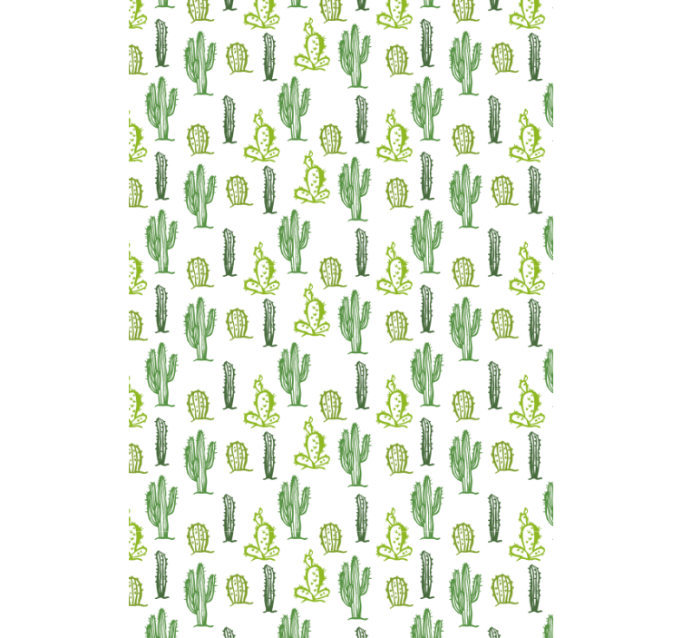 Rulou geam cactuși model verde - TenStickers