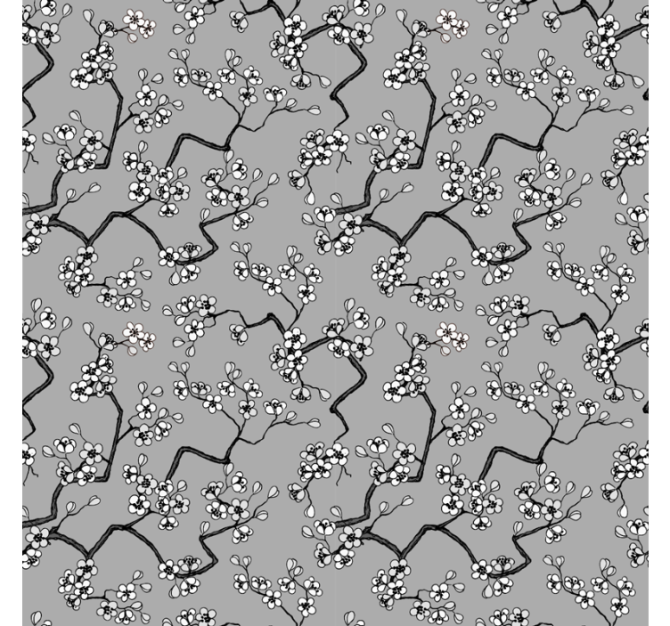 Ramuri negre copac Rulou - TenStickers