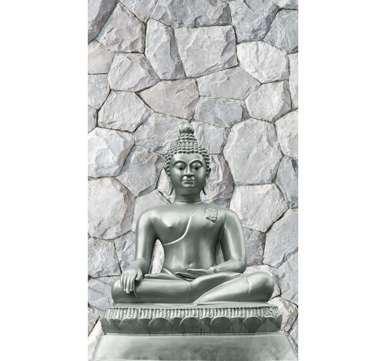 Efect de piatră buddha zen blind - TenStickers