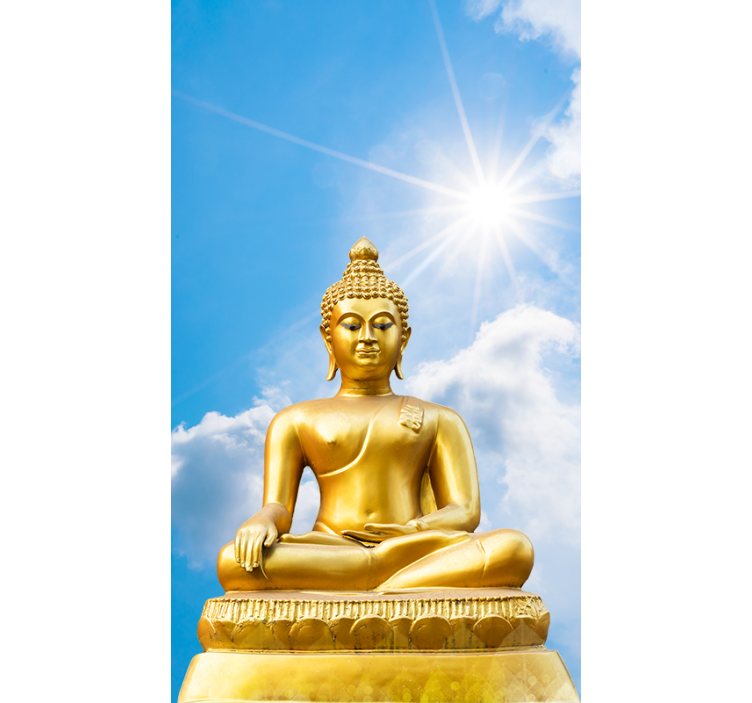 Soare buddha zen blue blind - TenStickers