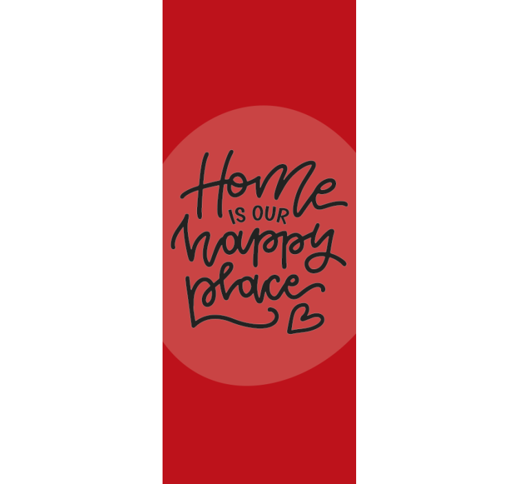 Drăguț text negru camera de zi Rulouri - TenStickers