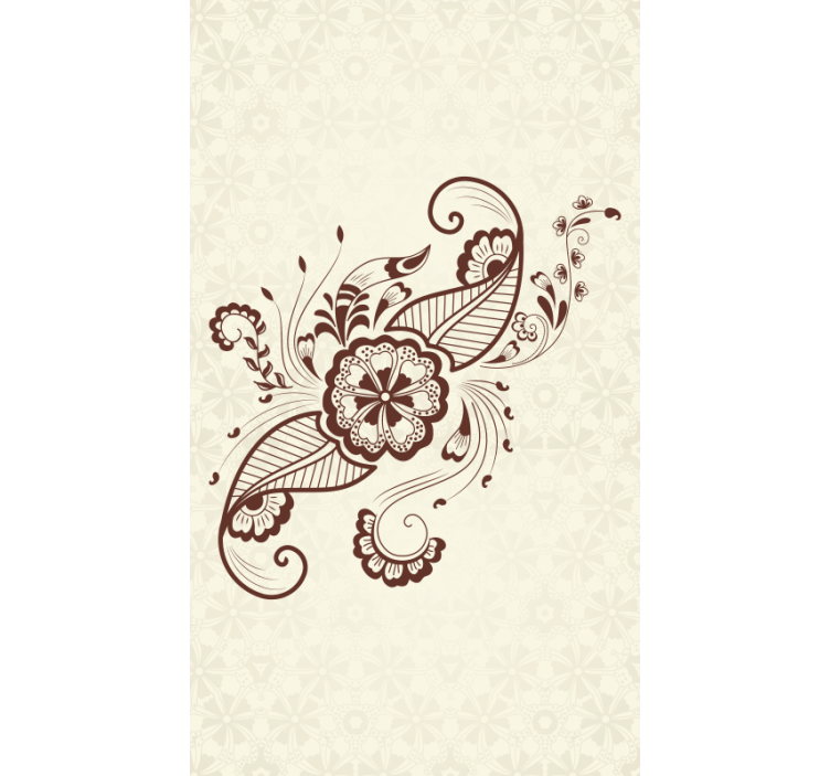 Ornament mehndi dantelă elegant blind - TenStickers