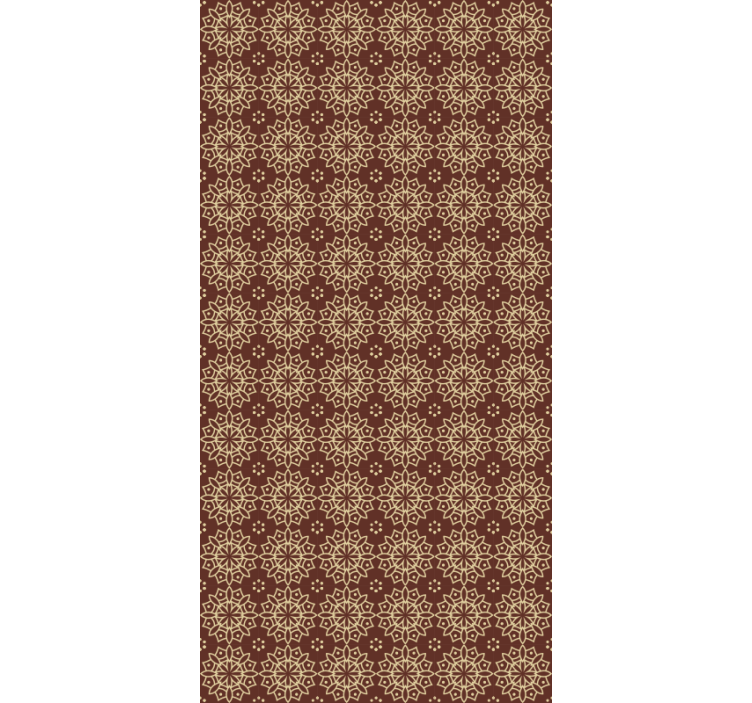 Rulou geam texturi nuanta cu model geometric - TenStickers