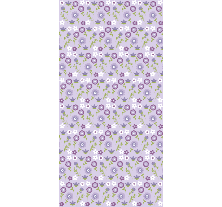 Rulou geam floral armonie model floral - TenStickers