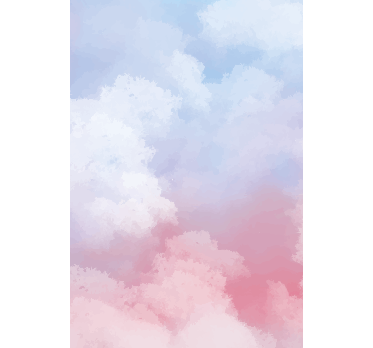 Nori de cer pictate manual, dormitor principal blind - TenStickers