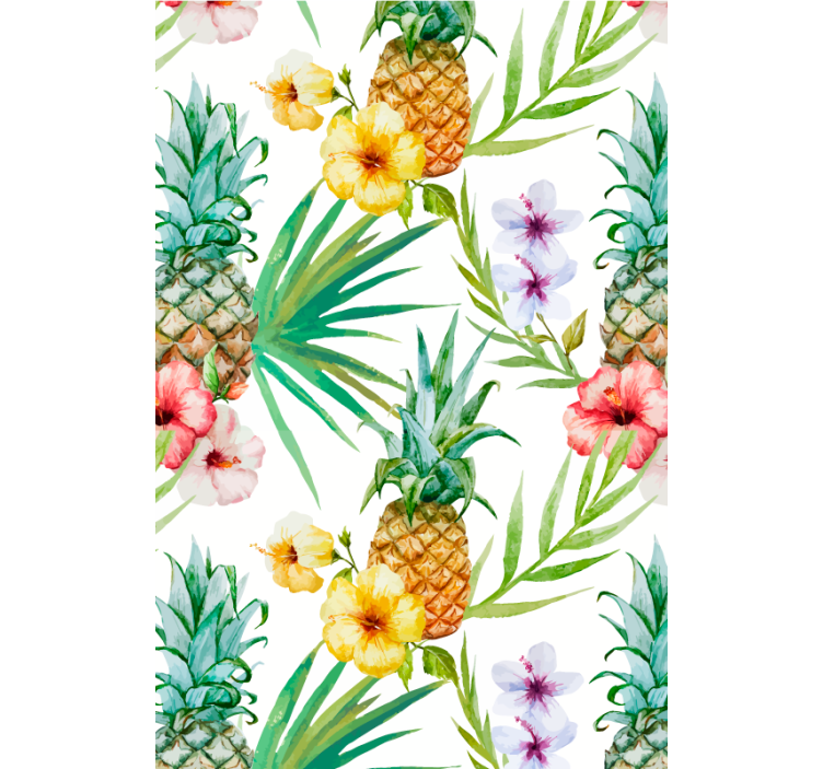 Jaluzea de fructe și legume vopsite cu ananas - TenStickers
