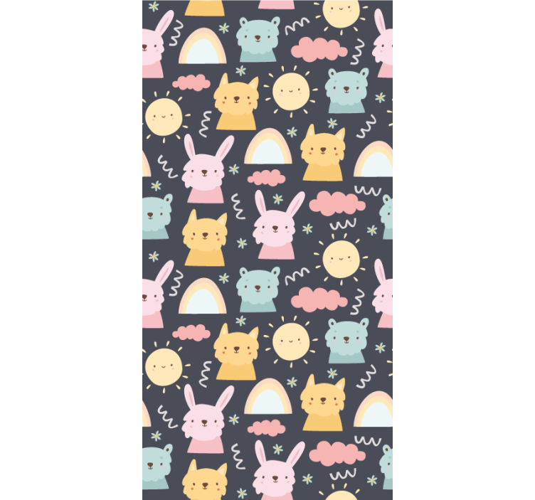 Rulou geam distracție model de animale jucăușe - TenStickers