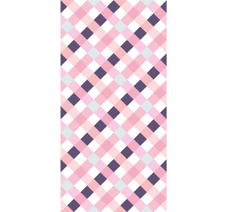 Rulou geam modern armonie a modelului de diamante - TenStickers