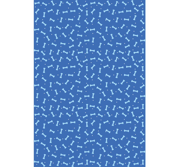 Rulou geam animale model de oase de câine - TenStickers