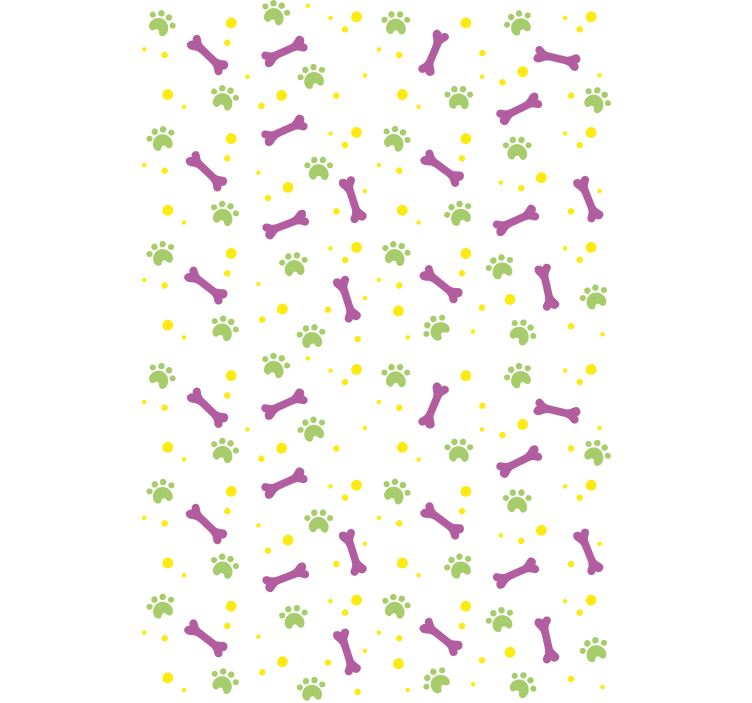 Rulou geam animale labele și oase - TenStickers