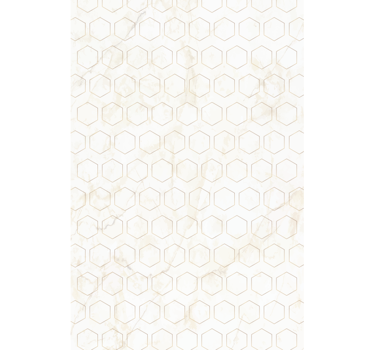 Rulou geam texturi model geometric hexagonal - TenStickers