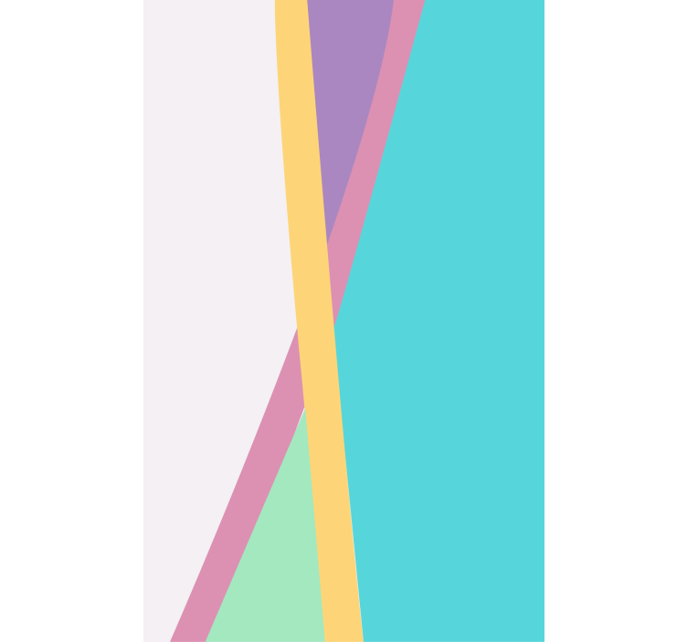 Rulou geam modern modele geometrice colorate - TenStickers