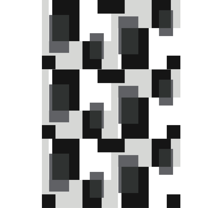 Culoarea alb-negru blochează camera Rulouri - TenStickers