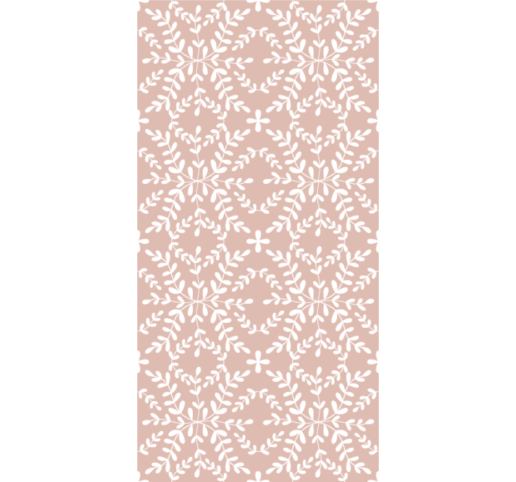 Rulou geam flori și plante tema frunzelor botanice - TenStickers