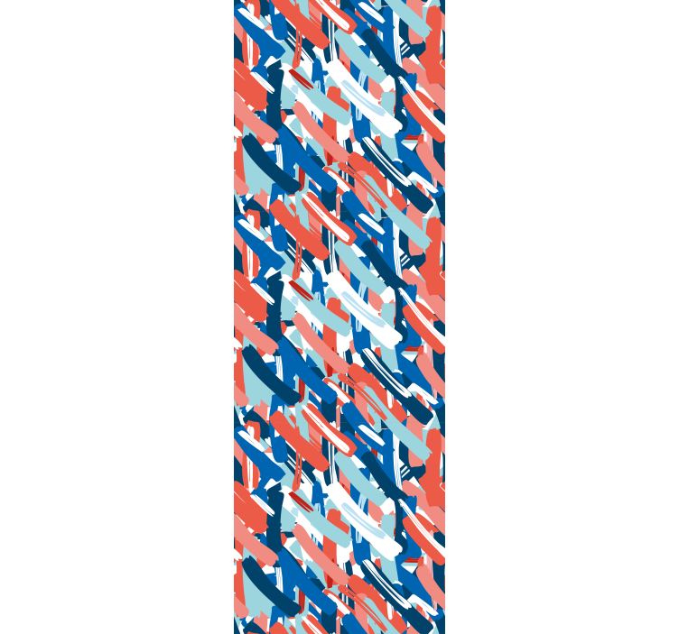 Rulou geam texturi lovituri de pensulă îndrăznețe - TenStickers