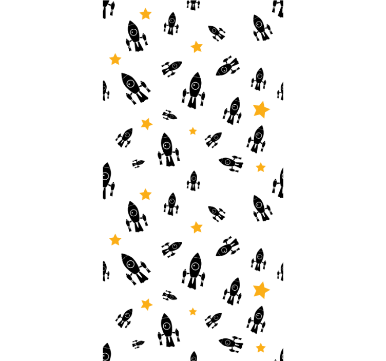 Jaluzele cu rolete Geek aventură cu stea rachetă - TenStickers