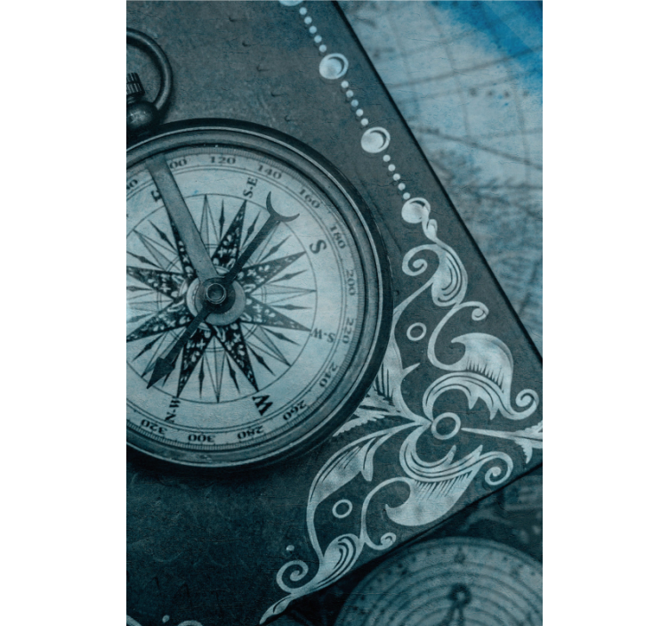 Rulou geam elemente de proiectare a busolei - TenStickers