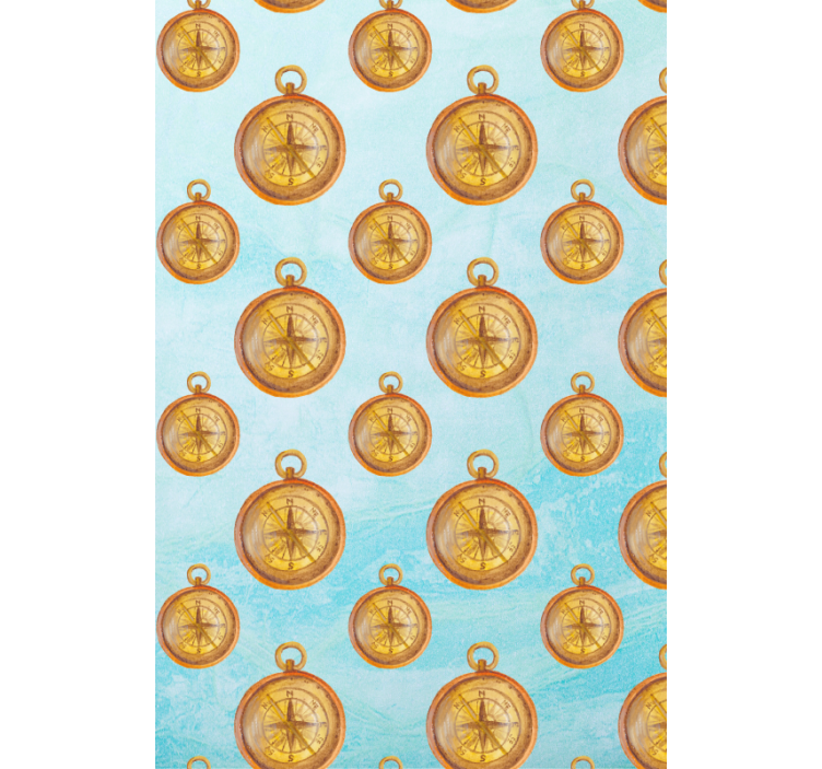 Rulou geam originalul model de busolă de epocă - TenStickers