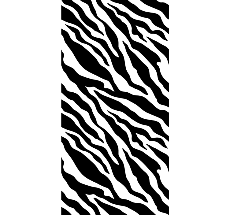 Rulou geam animale model dungi zebra - TenStickers