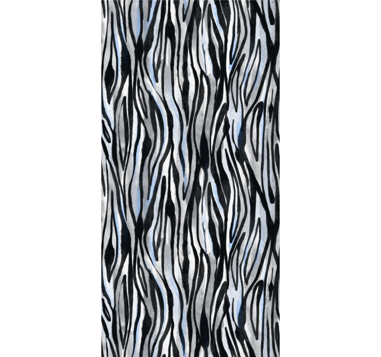 Rulou geam texturi dungi abstracte de zebră - TenStickers