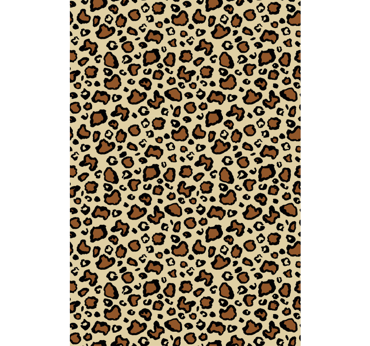 Rulou geam animale model pete leopard - TenStickers