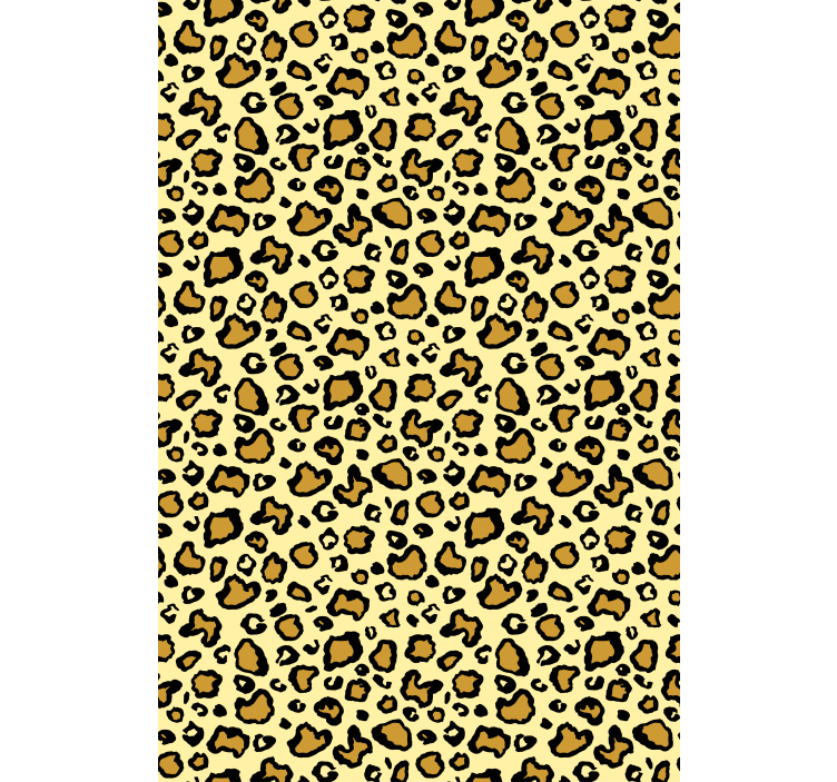 Rulou geam animale tema pete de leopard - TenStickers