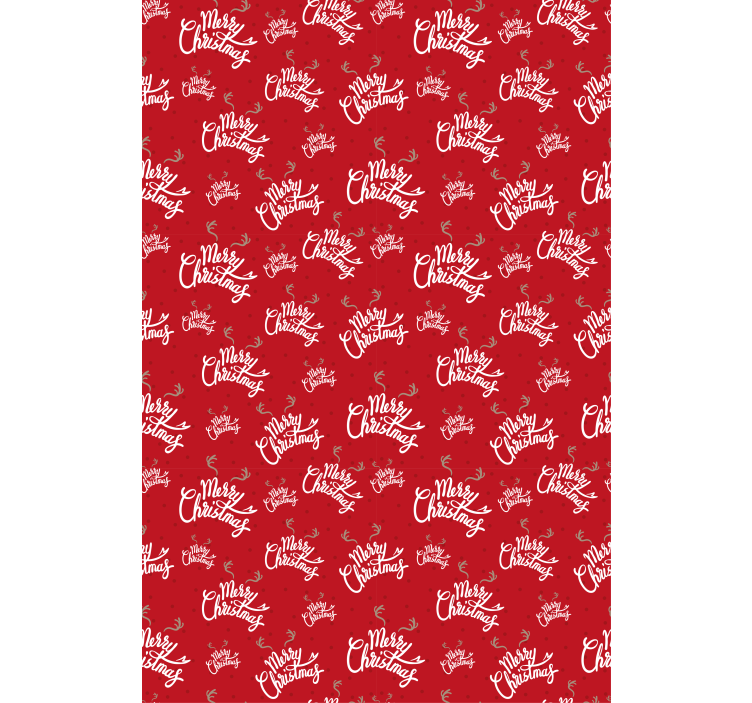 Rulou geam cu fraze model de crăciun fericit - TenStickers