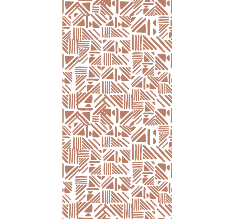 Rulou geam căsătorie elemente de model geometric - TenStickers