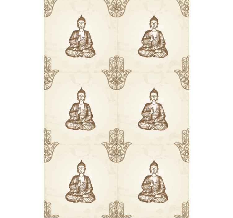 Buddha hamsa hand symbol zen blind - TenStickers