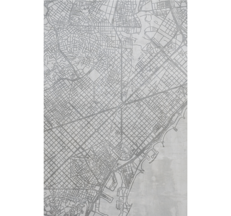 Rulou geam harta lumii model de hartă a orașului - TenStickers