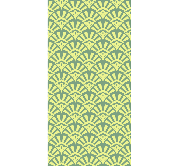 Rulou geam texturi tema frunzelor elegante - TenStickers