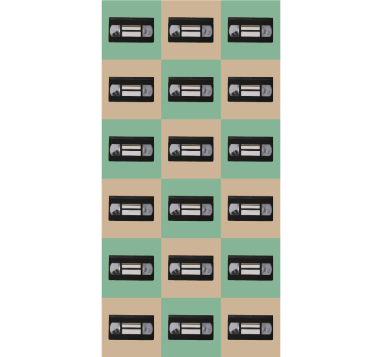 Rulou geam vintage model de bandă retro - TenStickers