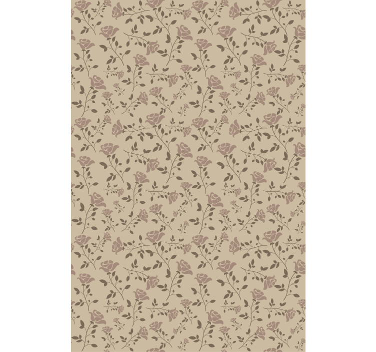 Rulou geam floral caracteristici botanice subtile - TenStickers