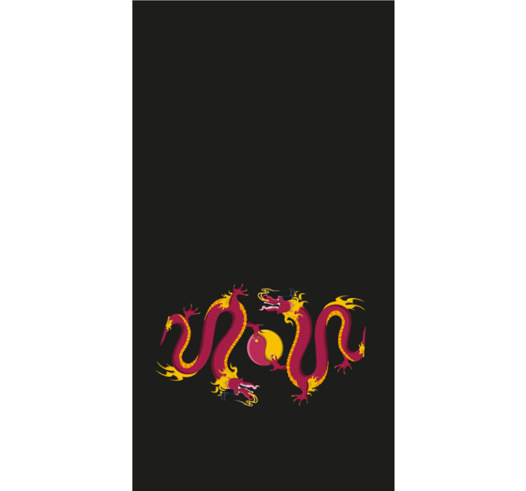 Rulou geam animale design maiestuos dragon - TenStickers