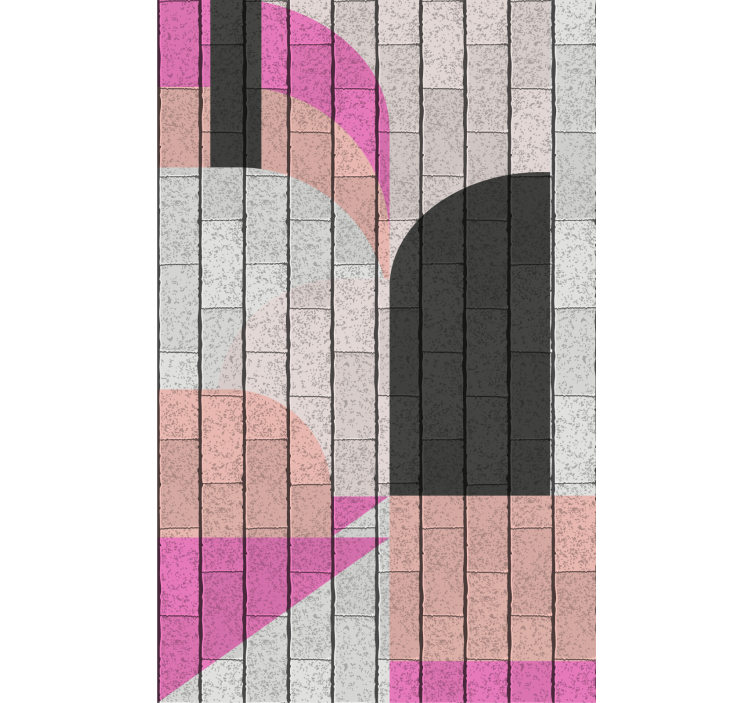 Rulou geam modern model de arhitectură geometrică - TenStickers