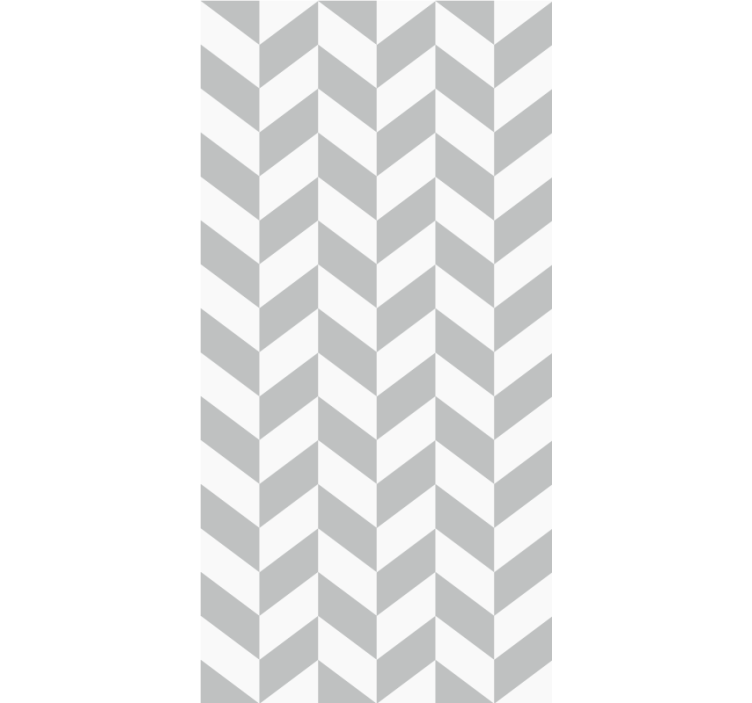 Rulou geam linii cu model chevron - TenStickers