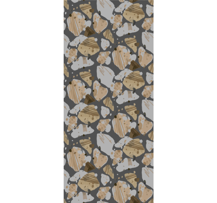 Textura de ciment terrazzo și Rulouri model - TenStickers