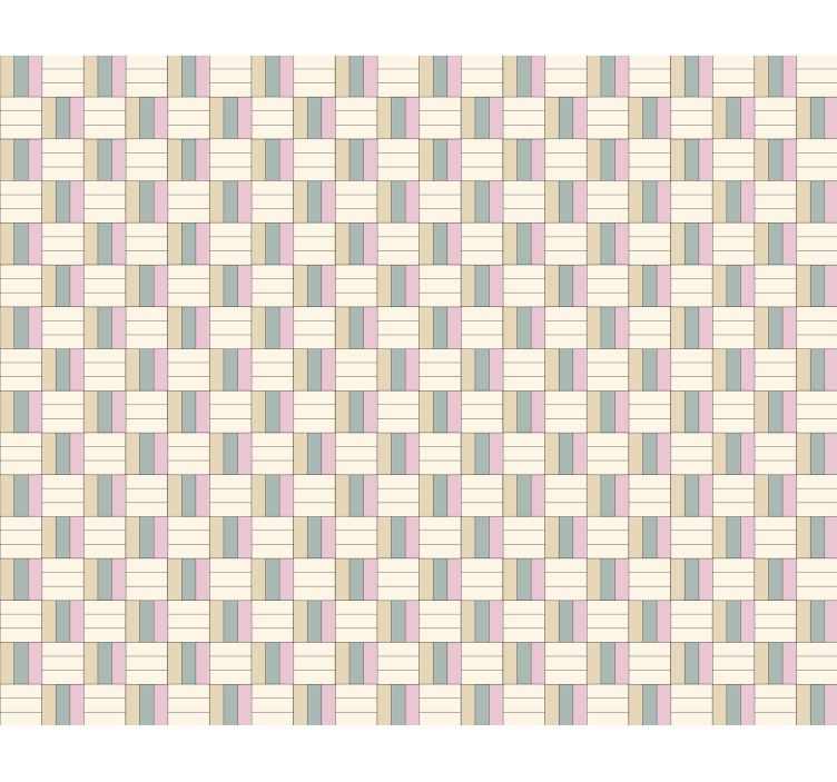 Rulou geam texturi compoziție cu tematică geometrică - TenStickers