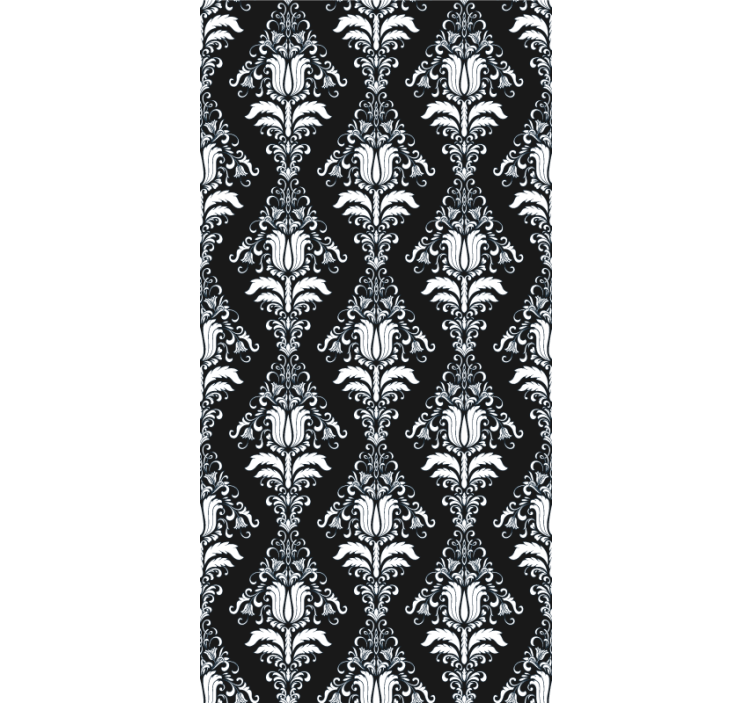 Rulou geam elegant motiv botanic atemporal - TenStickers