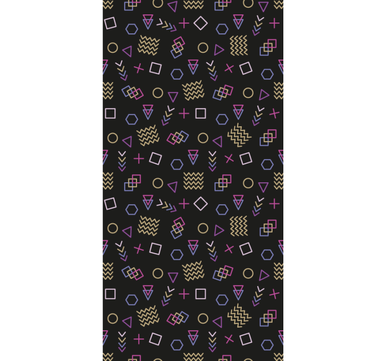 Rulou geam modern investigarea formei geometrice - TenStickers