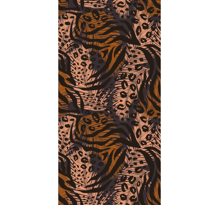 Rulou geam animale tema junglei modelate - TenStickers