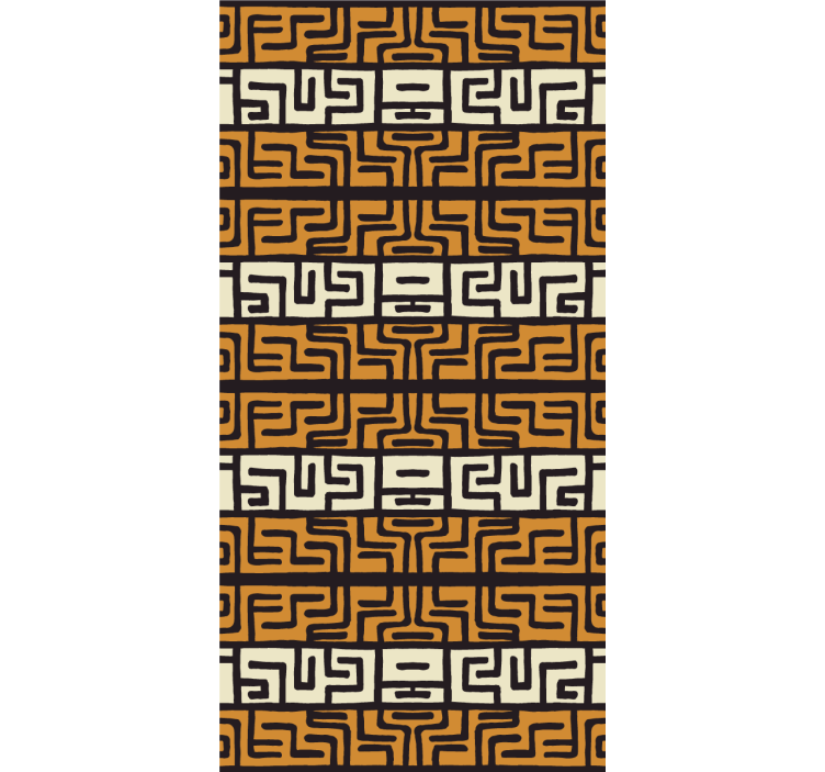 Rulou geam texturi amestec de aranjament geometric - TenStickers