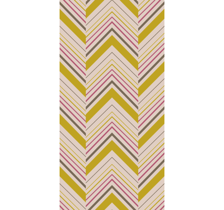 Rulou geam texturi straturi cu model chevron - TenStickers