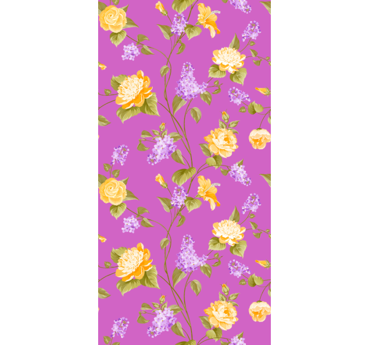 Rulou geam flori și plante panouri înflorite - TenStickers