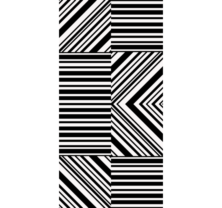 Rulou geam texturi modele geometrice liniare - TenStickers